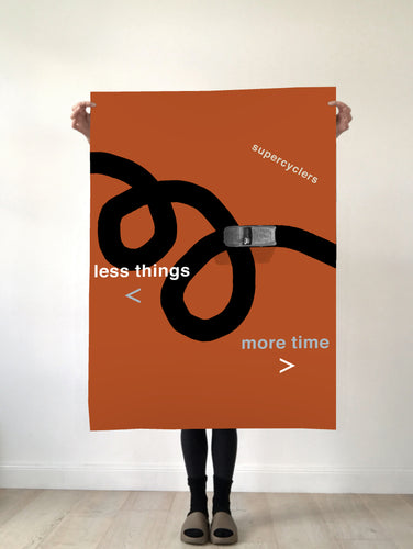 Less Things More Time Poster
